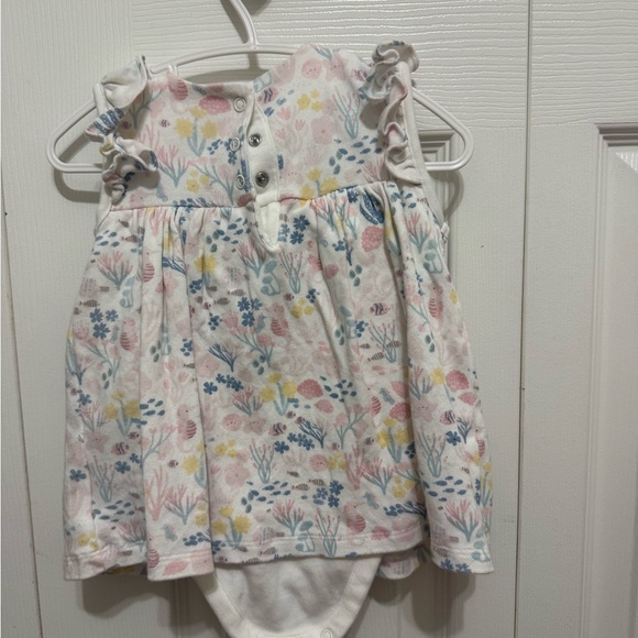 Floral Ruffle Kids One Piece - Picture 2 of 3